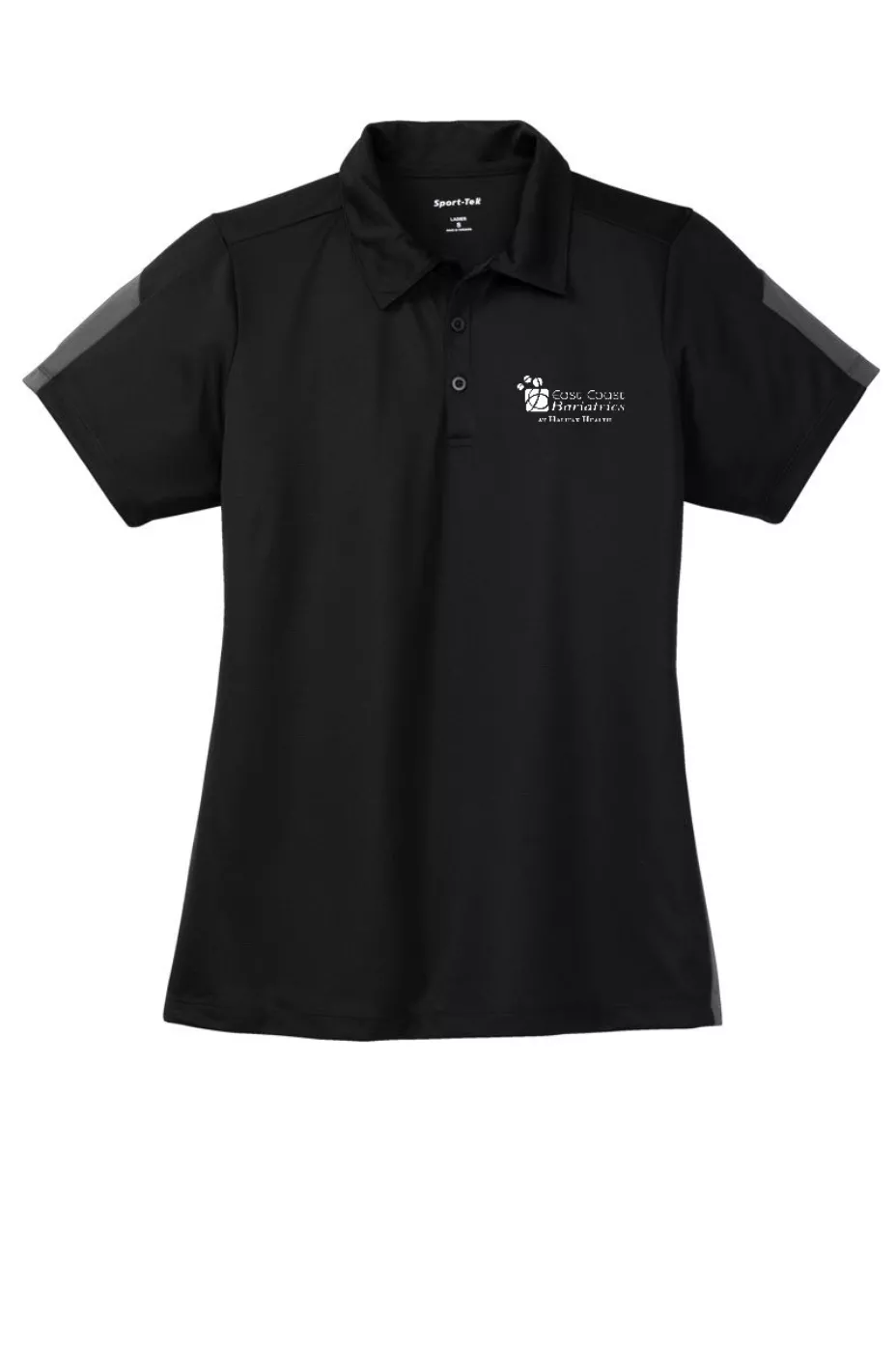 ECB - Sport-Tek® Ladies PosiCharge® Active Textured Colorblock Polo
