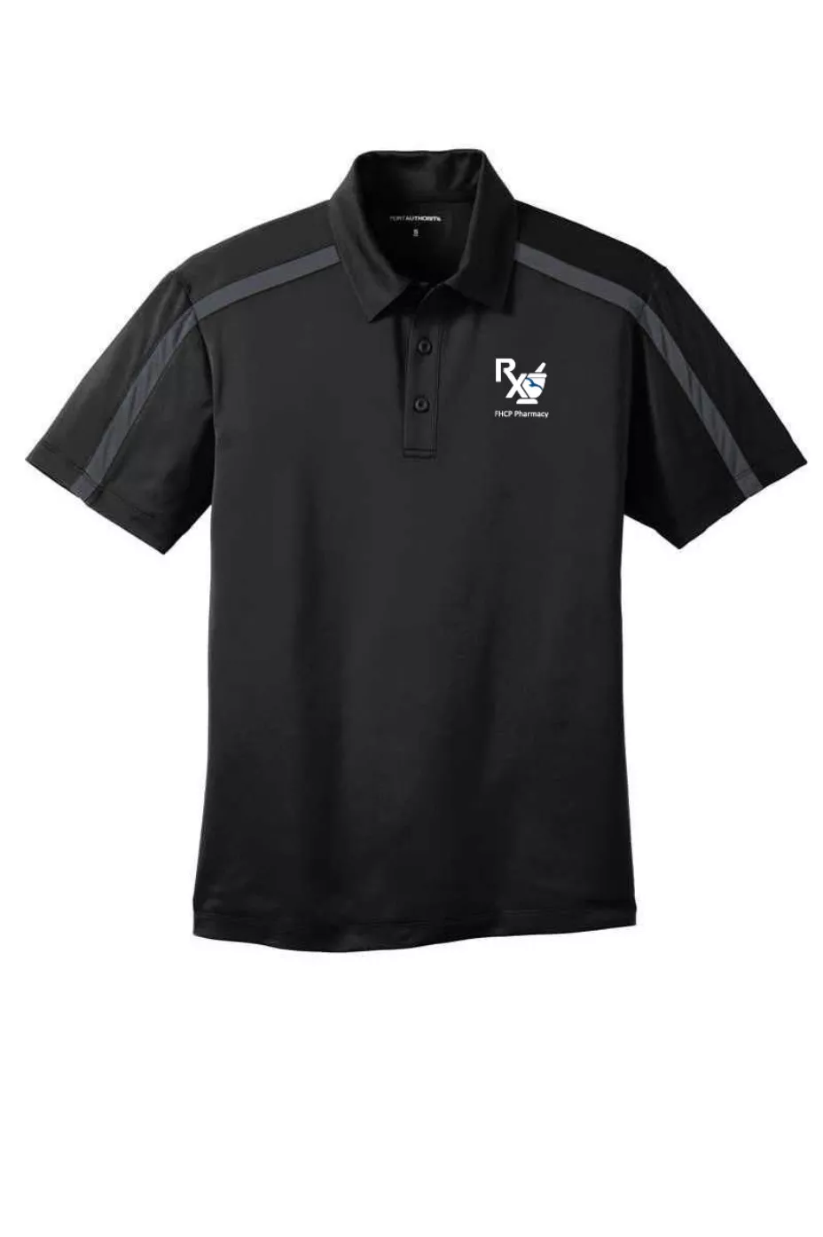 FHCP Pharmacy - Silk Touch Performance Colorblock Stripe Polo - K547