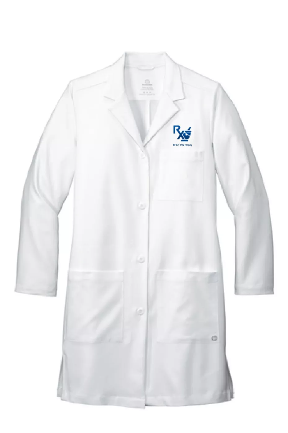FHCP Pharmacy - WonderWink® Women’s Long Lab Coat - WW4172