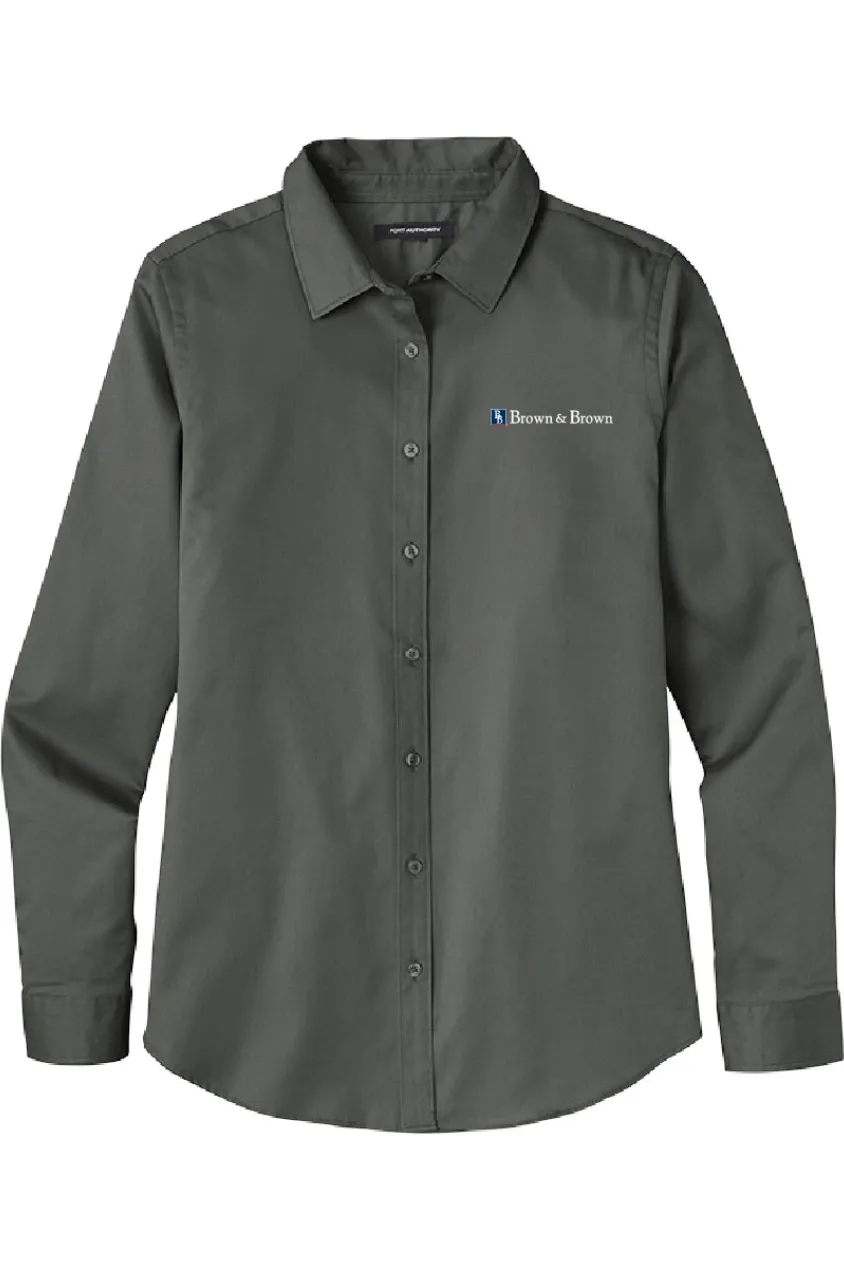 B&B - Port Authority Ladies Long Sleeve SuperPro React - LW808