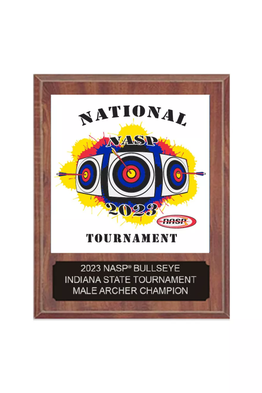 2023 NASP® National Tournament 8 X 10 Plaque