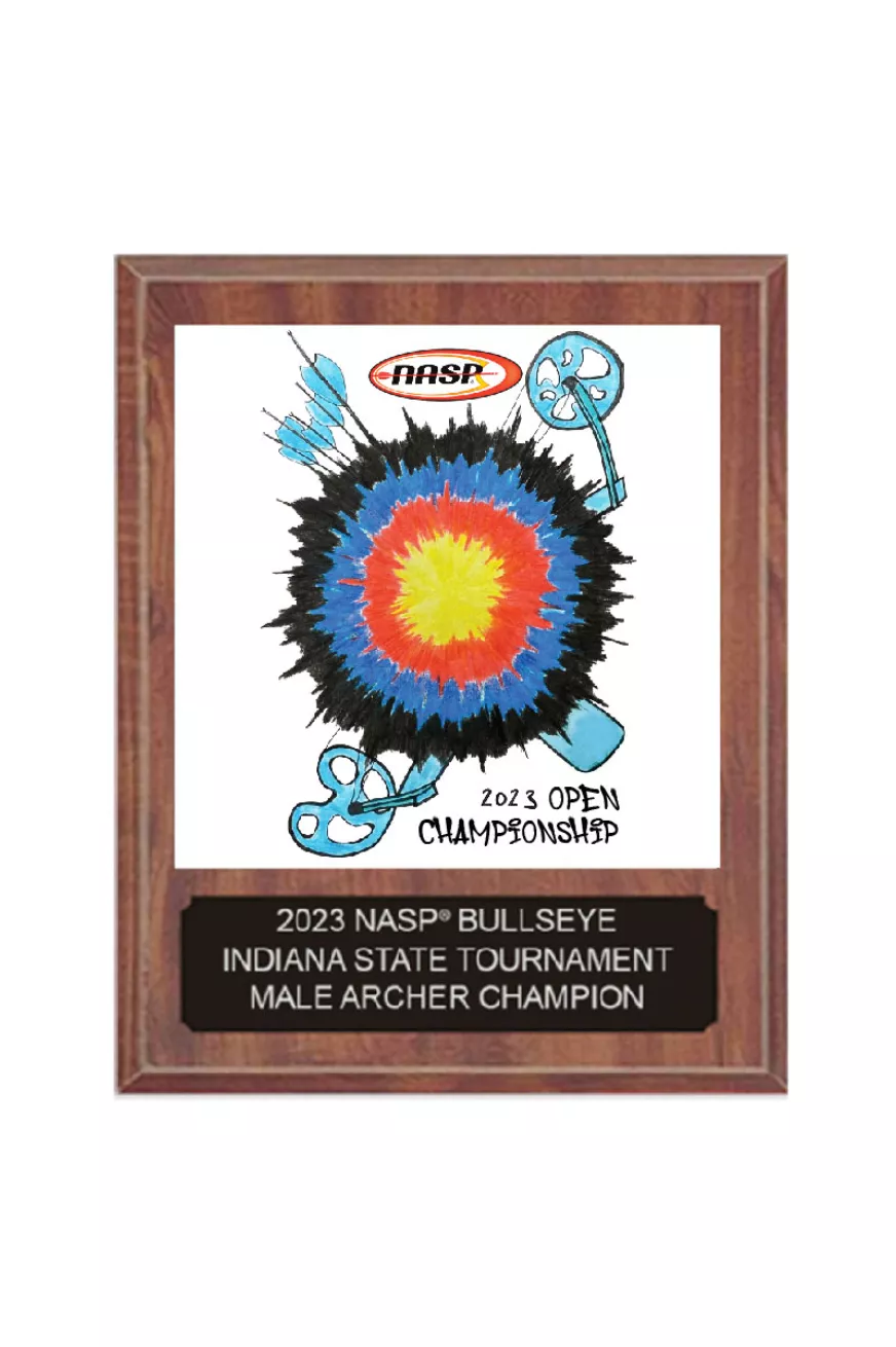 2023 NASP® Open Championship 8 X 10 Plaque