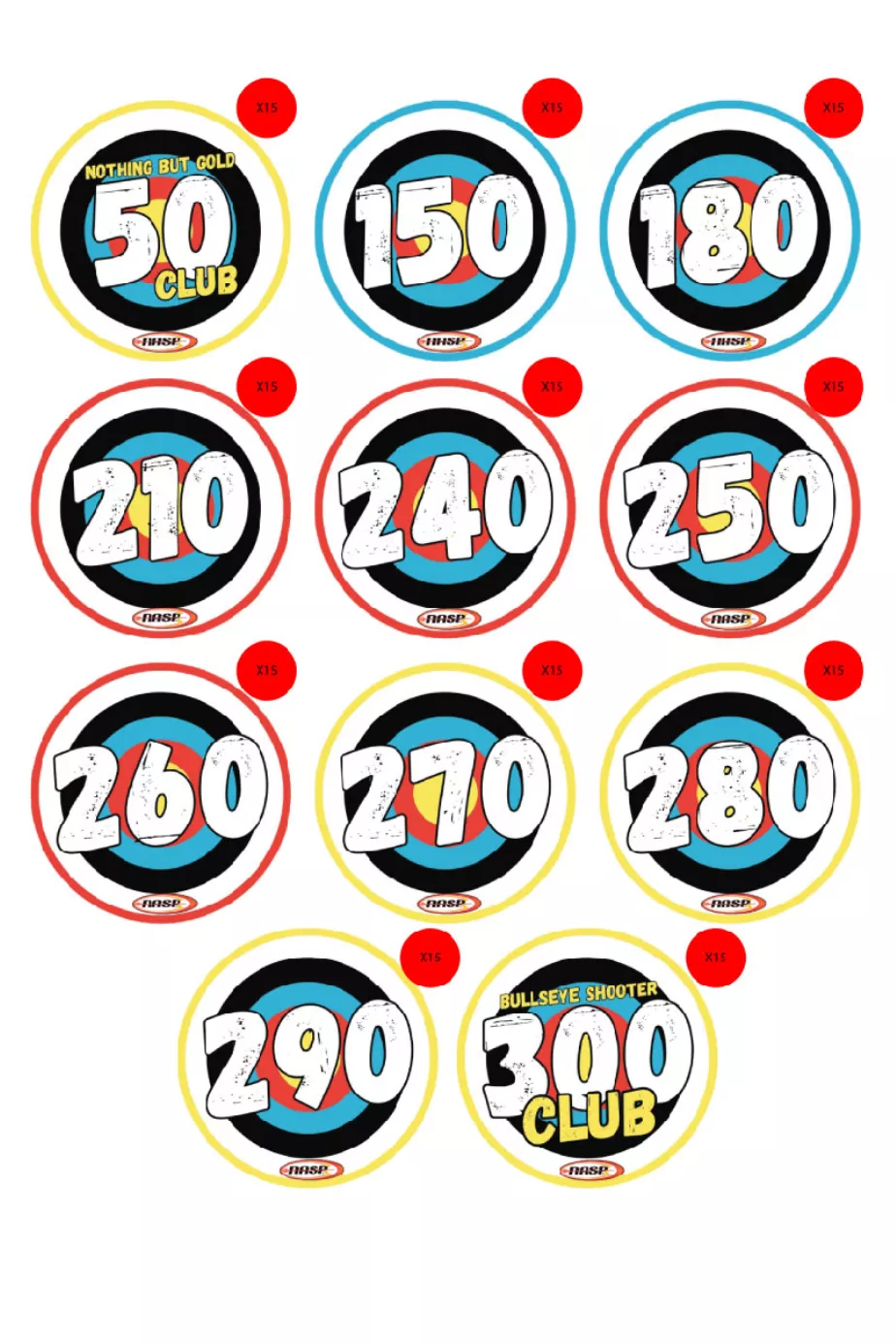 NASP Shooter Decals (Packs)