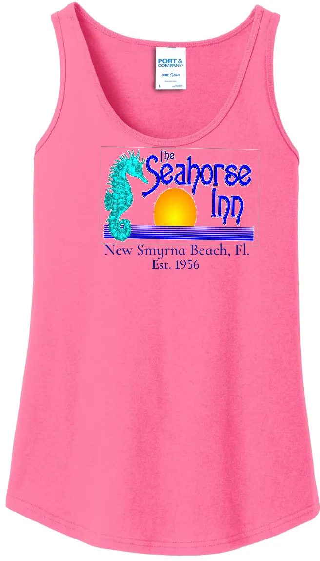 Neon Pink Tank - Back