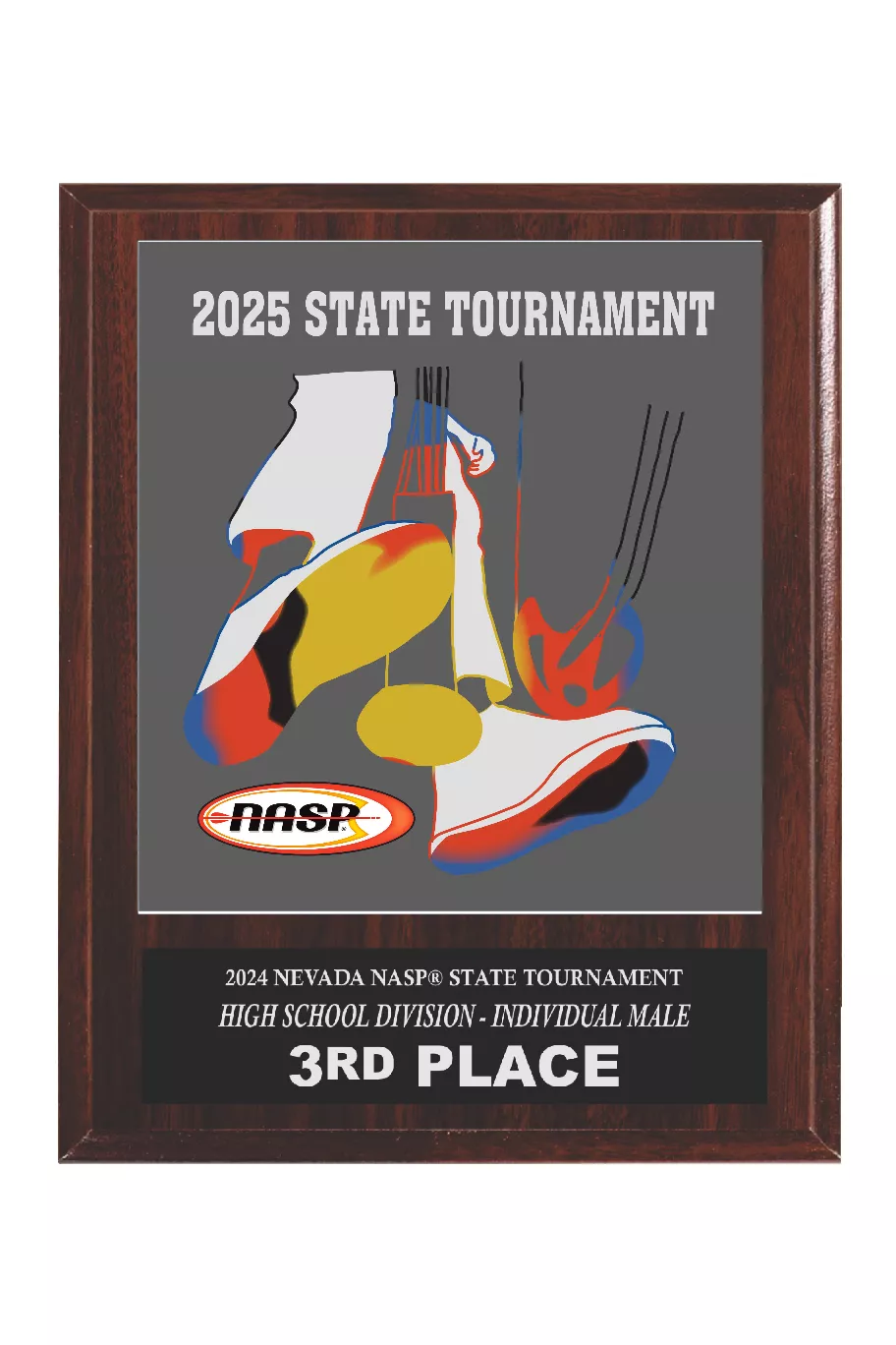 2025 NASP® State Tournament 8 X 10 Plaque