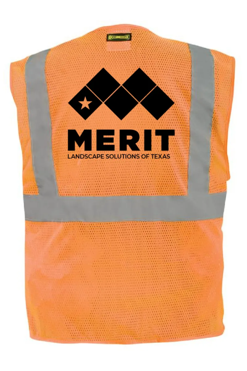 Merit Texas - Safety Vests With Badge Pocket