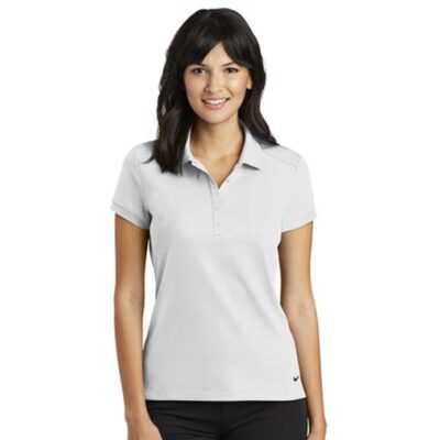 746100 Nike Ladies Dri-FIT Solid Icon Pique Modern Fit Polo