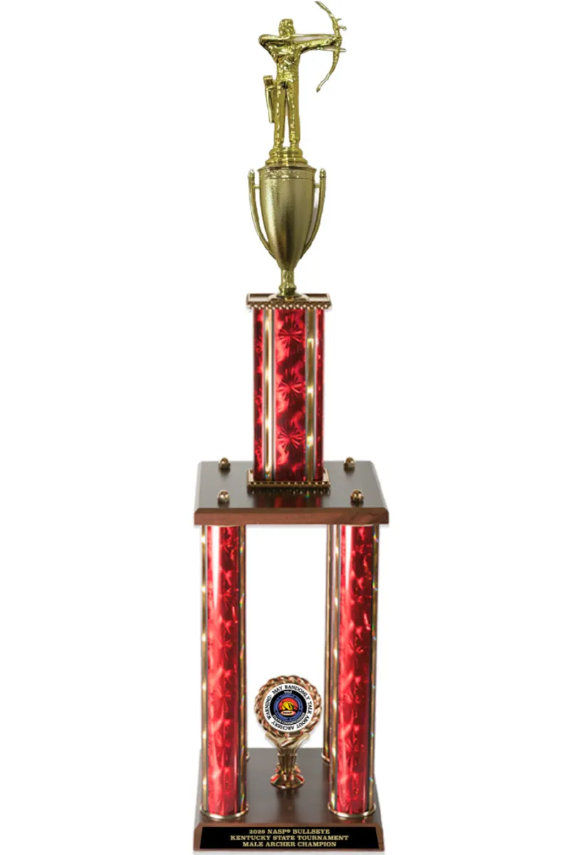 2026 NASP® 4 Post State Trophy (Bullseye)