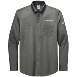 Exterity Brooks Brothers® Wrinkle-Free Stretch Pinpoint Shirt - BB18000