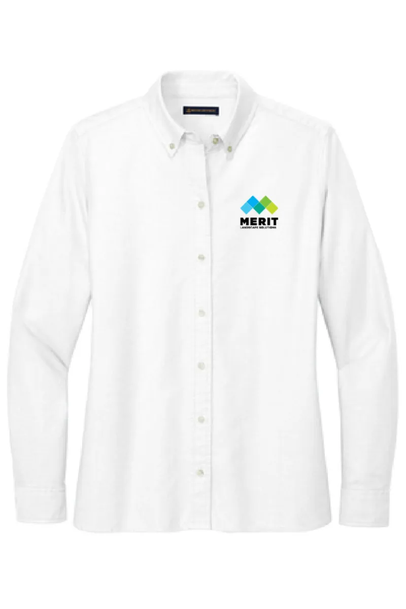 Merit NE - Womens Brooks Brothers® Women’s Casual Oxford Cloth Shirt - BB18005