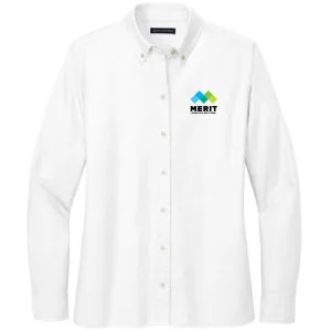Merit NE - Womens Brooks Brothers® Women’s Casual Oxford Cloth Shirt - BB18005