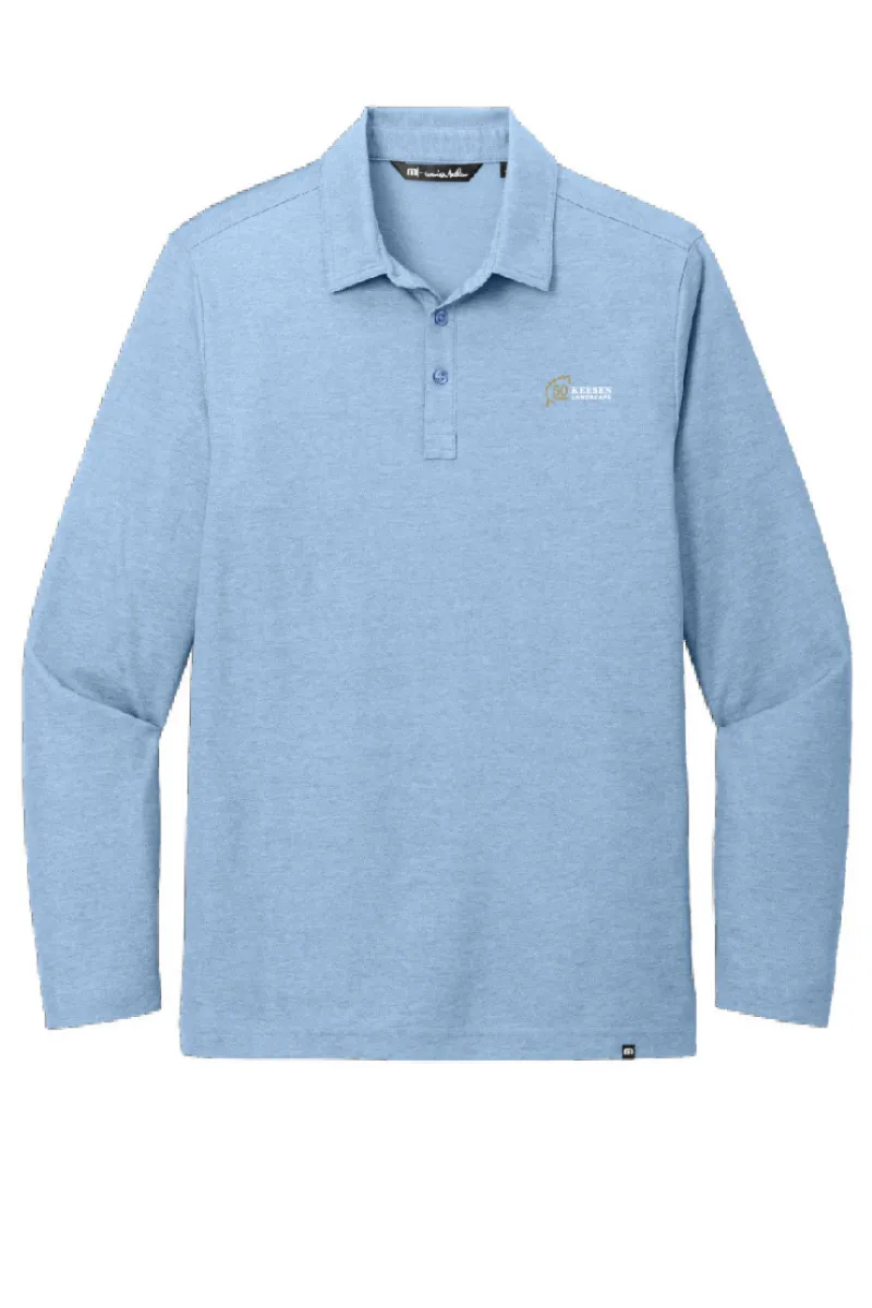 Keesen - TravisMathew Oceanside Heather Long Sleeve Polo - TM1MZ343