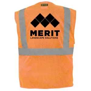 Merit NE - Safety Vests With Badge Pocket