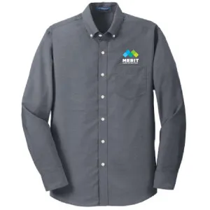 Merit NE - Port Authority SuperPro Oxford Shirt - S658