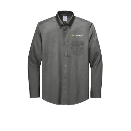 Exterity Brooks Brothers® Wrinkle-Free Stretch Pinpoint Shirt - BB18000