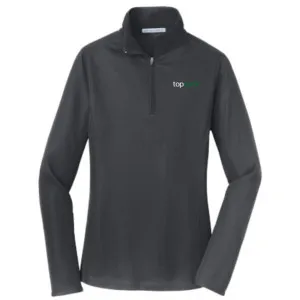 TCL - Port Authority Ladies Pinpoint Mesh 1/2-Zip - L806