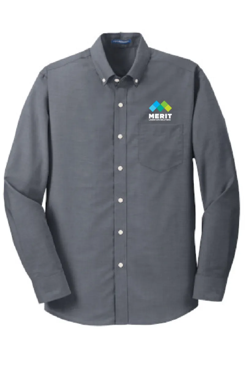 Merit NE - Port Authority SuperPro Oxford Shirt - S658