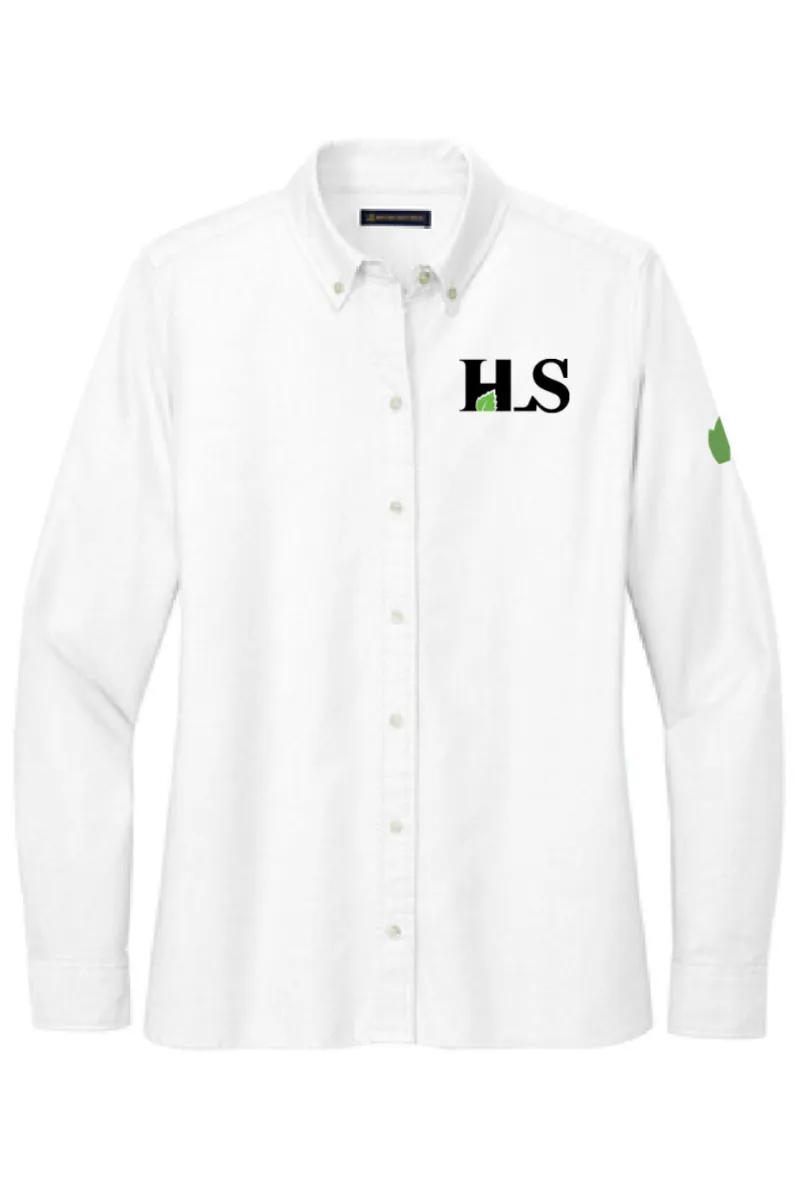 HLS - Womens Brooks Brothers® Women’s Casual Oxford Cloth Shirt - BB18005