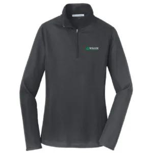 Wilcox - Port Authority Ladies Pinpoint Mesh 1/2-Zip - L806