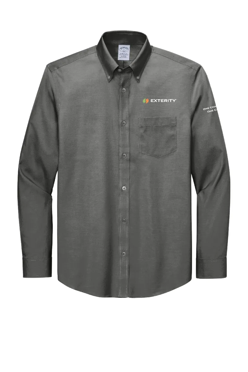 Exterity Brooks Brothers® Wrinkle-Free Stretch Pinpoint Shirt - BB18000