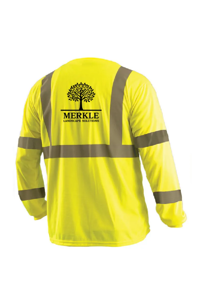 Merkle - Class III Reflective Long Sleeve - LUX-LSETP3B