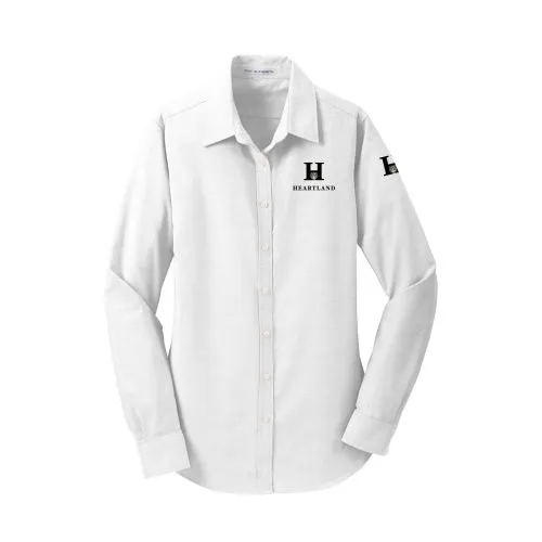 Heartland Ladies Port Authority SuperPro Oxford Shirt - L658