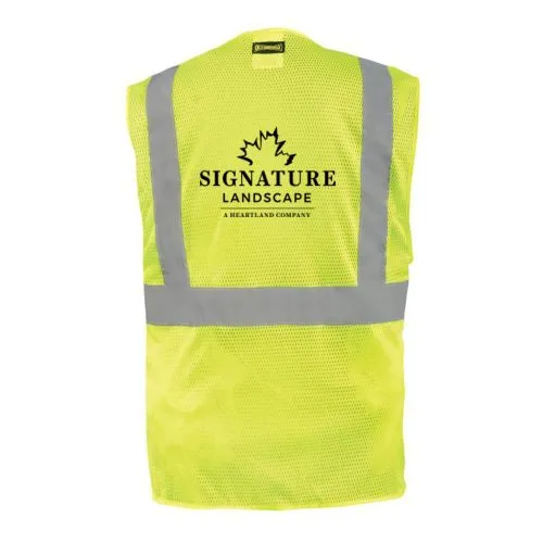 Signature Safety Vests With Badge Pocket