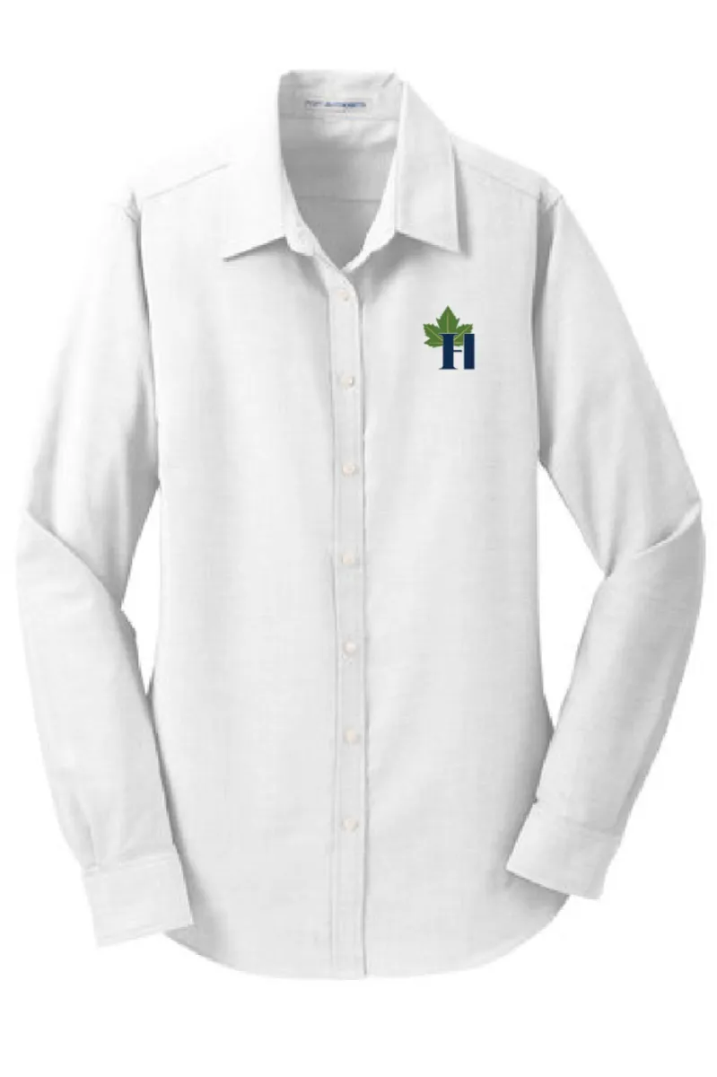 Hillenmeyer Ladies Port Authority SuperPro Oxford Shirt - L658