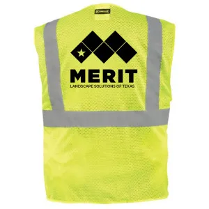 Merit Texas - Safety Vests No Badge Pocket