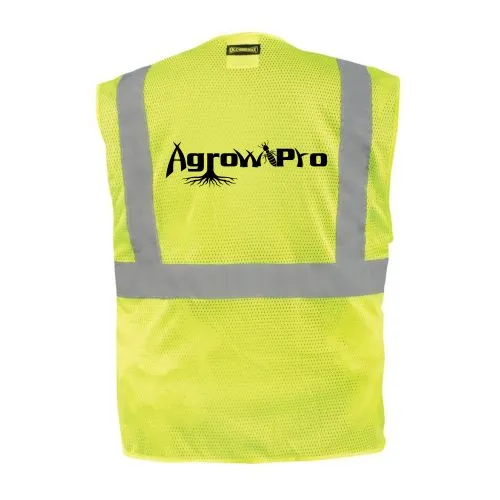 AgrowPro Safety Vests No Badge Pocket