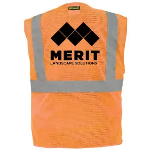 Merit Texas - Safety Vests With Badge Pocket