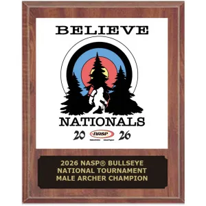 2026 NASP® Nationals Plaque (Bullseye)