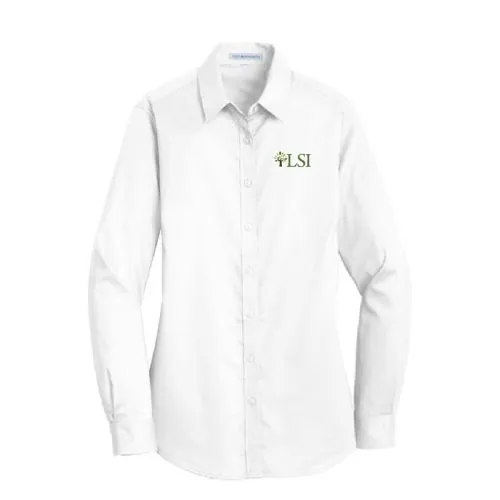 LSI Ladies Port Authority® SuperPro™ Twill Shirt - L663