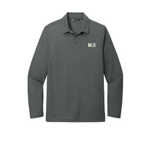 HLS - TravisMathew Oceanside Heather Long Sleeve Polo - TM1MZ343