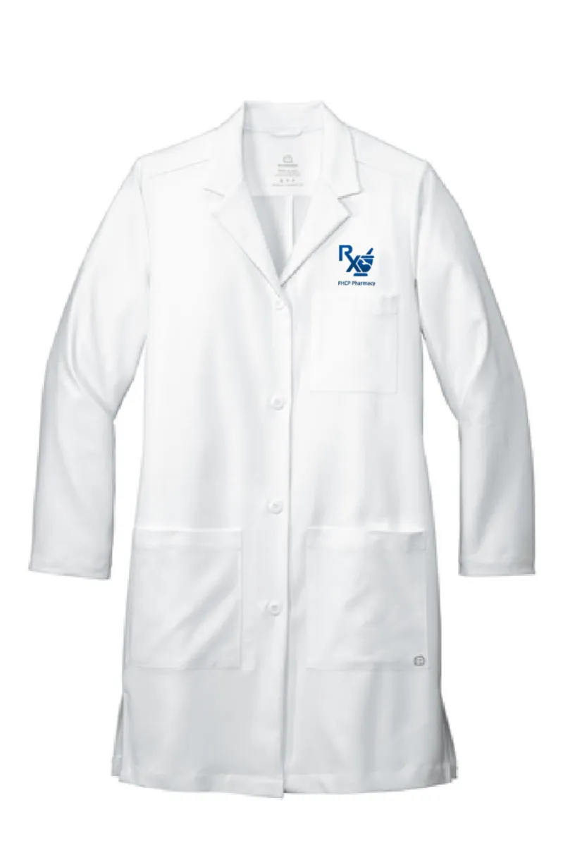 FHCP Pharmacy - WonderWink® Women’s Long Lab Coat - WW4172