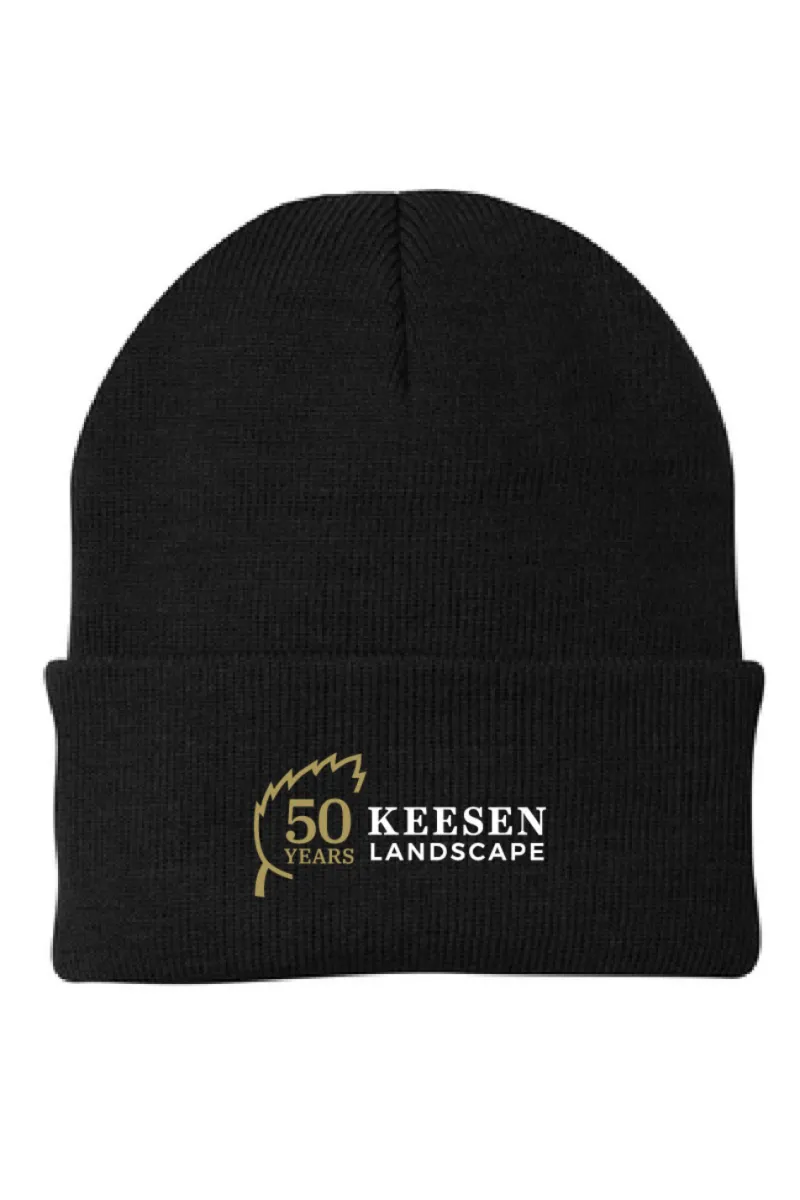 Keesen Black Beanie Cap