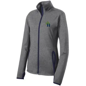 Hillenmeyer - Sport-Tek® Women's Sport-Wick® Stretch Contrast Full-Zip Jacket - LST853
