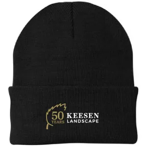 Keesen Black Beanie Cap