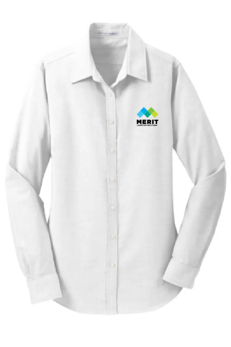Merit NE - Ladies Port Authority SuperPro Oxford Shirt - L658