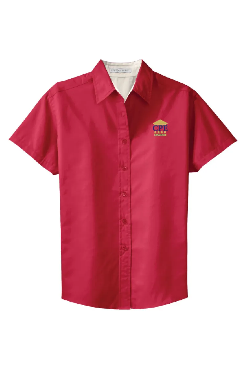 CPE Alumni - Ladies Short Sleeve Easy Care Shirt - L508