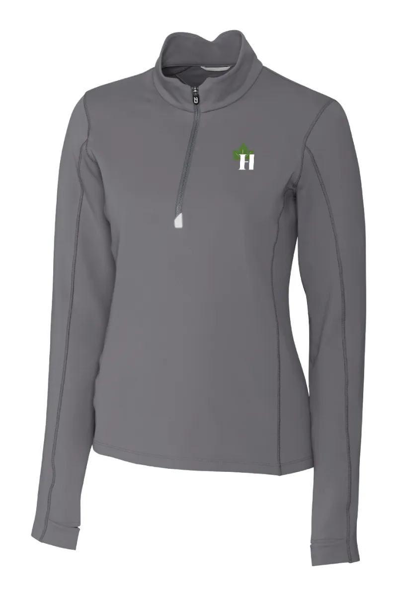 Hillenmeyer - Cutter & Buck Traverse Stretch Eco Quarter Zip Womens Pullover - LCK00033