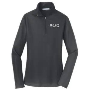 LSG Port Authority Ladies Pinpoint Mesh 1/2-Zip - L806