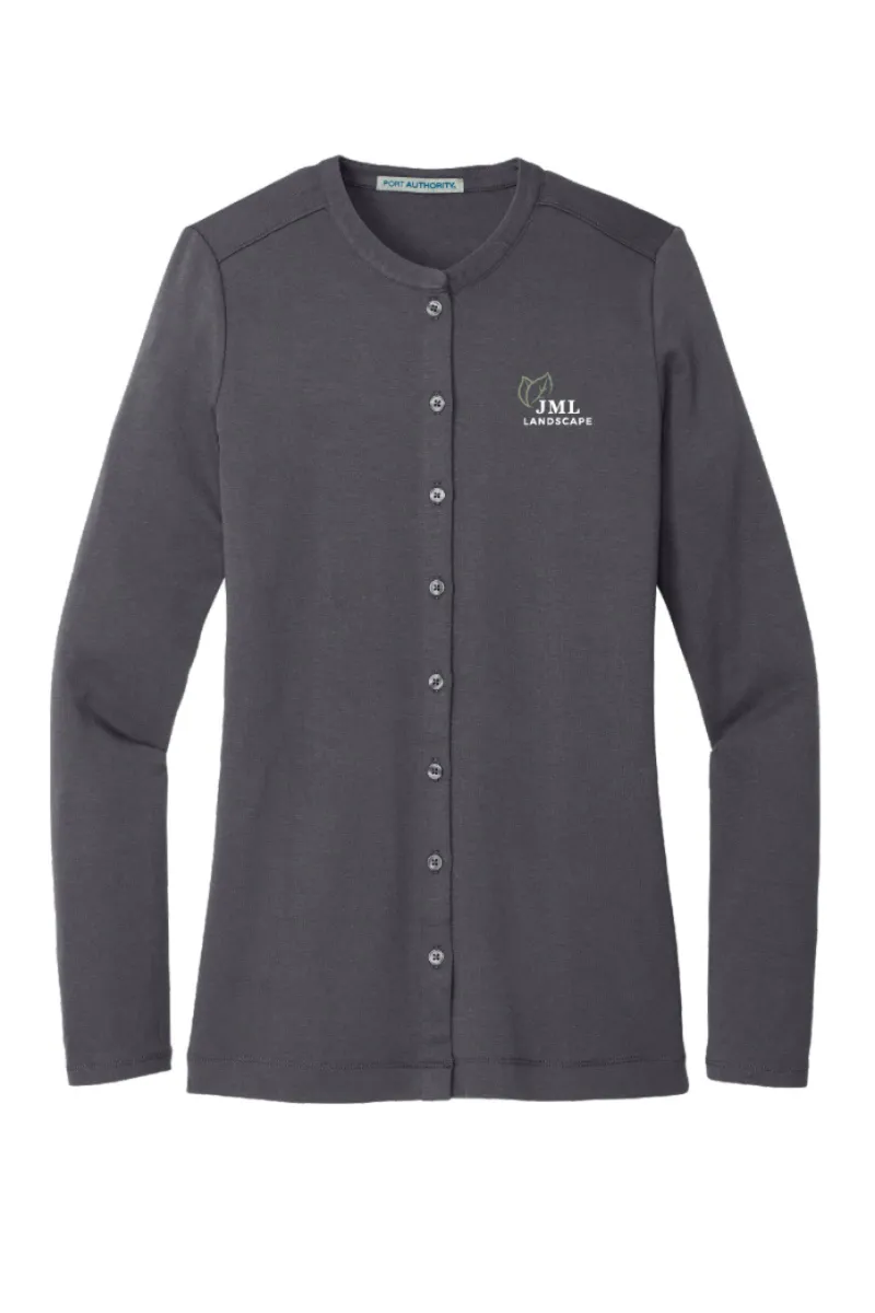 JML - Port Authority® Women's Concept Stretch Button-Front Cardigan - LM1008