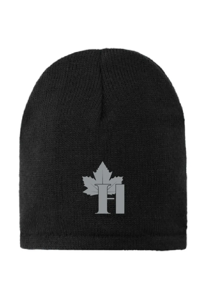 Hillenmeyer Black Fleece Lined Beanie - CP91L