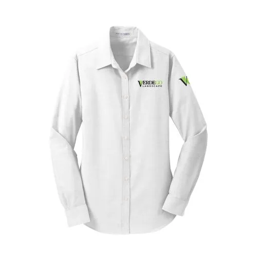 Verdego Ladies Port Authority SuperPro Oxford Shirt - L658