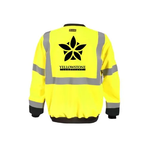 9 oz. Black Bottom Crew Sweatshirt - LUX-CSWTBK