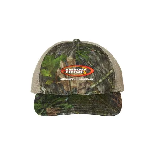 NASP Coordinators – Garment Washed Printed Trucker Cap – 111P