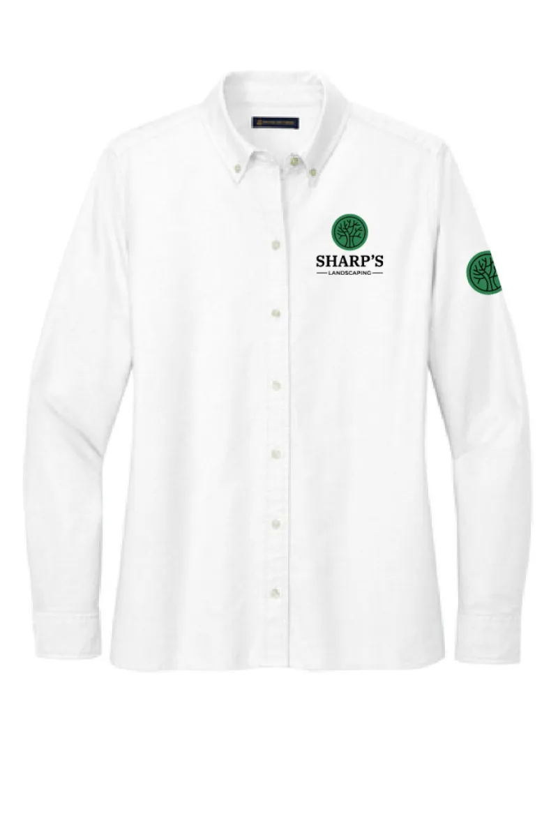 Sharp's  - Womens Brooks Brothers® Women’s Casual Oxford Cloth Shirt - BB18005