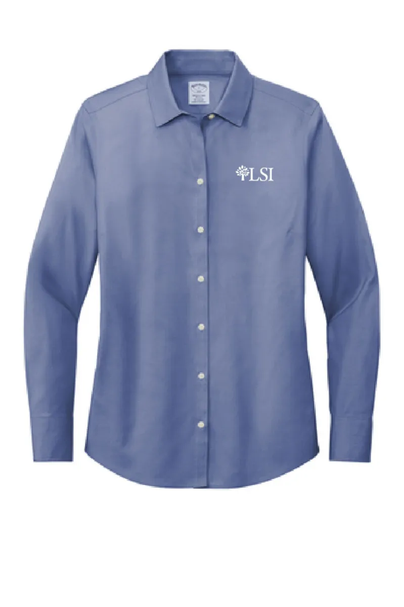 LSI - Brooks Brothers® Women’s Wrinkle-Free Stretch Pinpoint Shirt - BB18001
