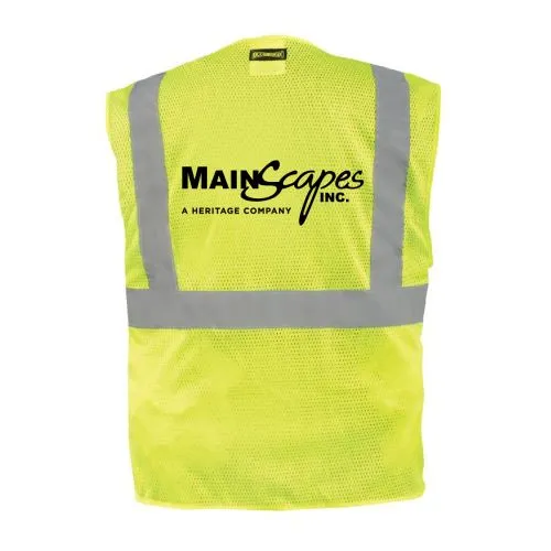 MainScapes Safety Vests With Badge Pocket